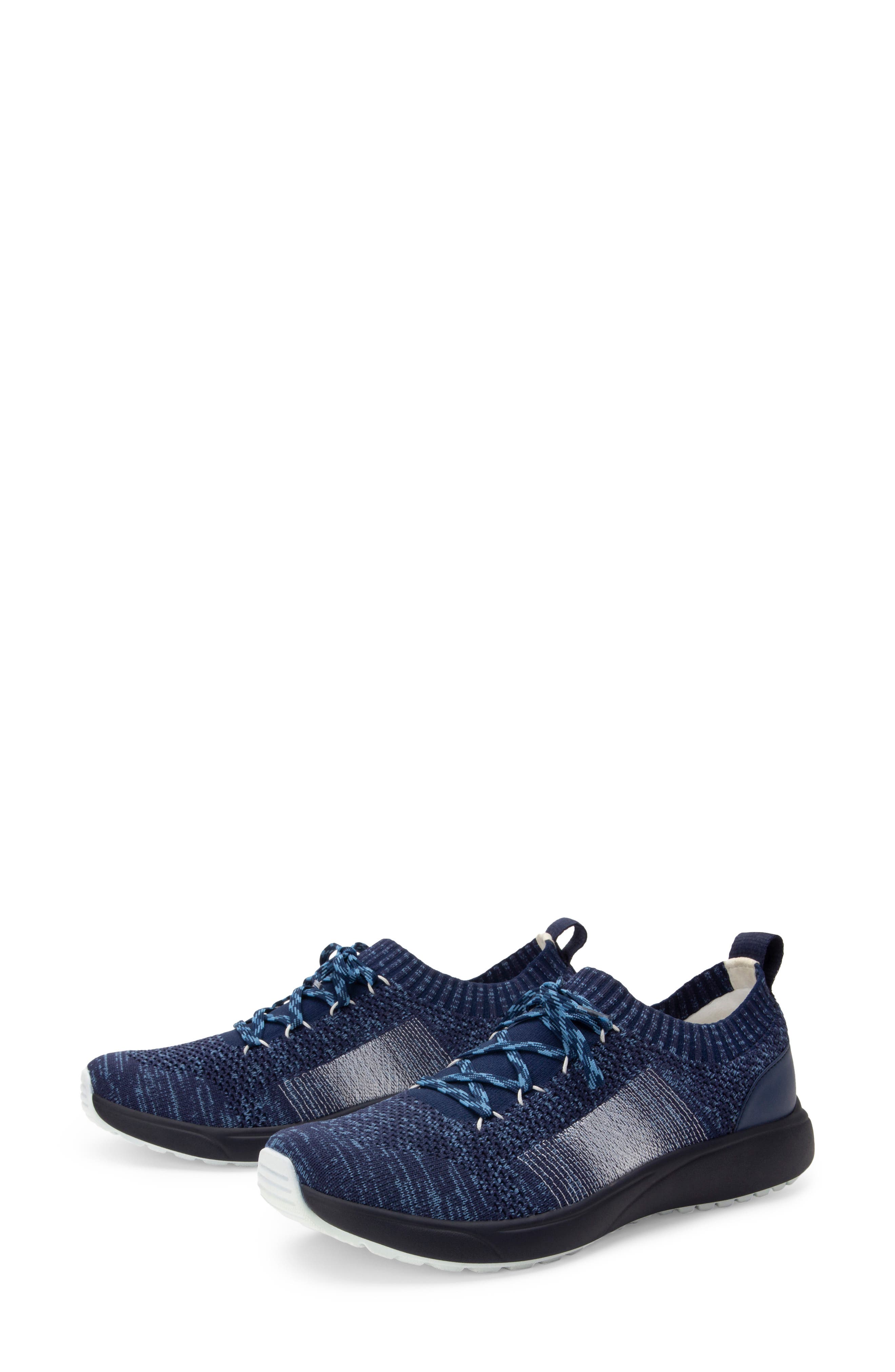 TRAQ by Alegria Peaq Knit Sneaker, Alternate, color, 
