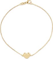 Bony Levy 14k Gold Heart Chain Bracelet