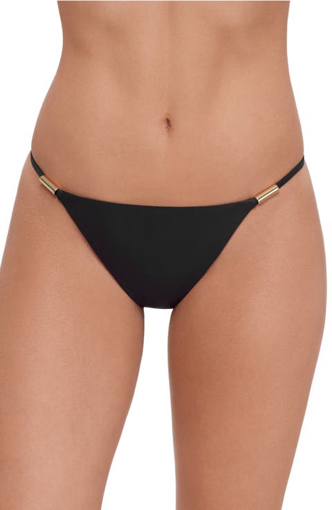 Beaded Strap Bikini Bottoms