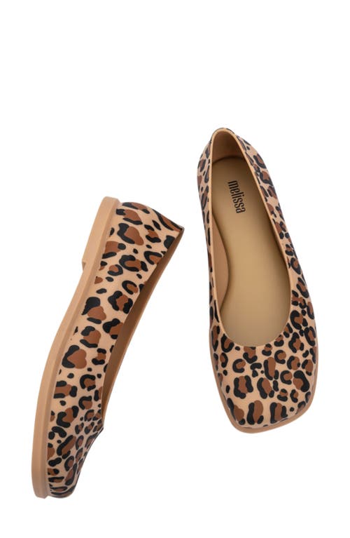 Melissa Ruby Ballet Flat In Brown