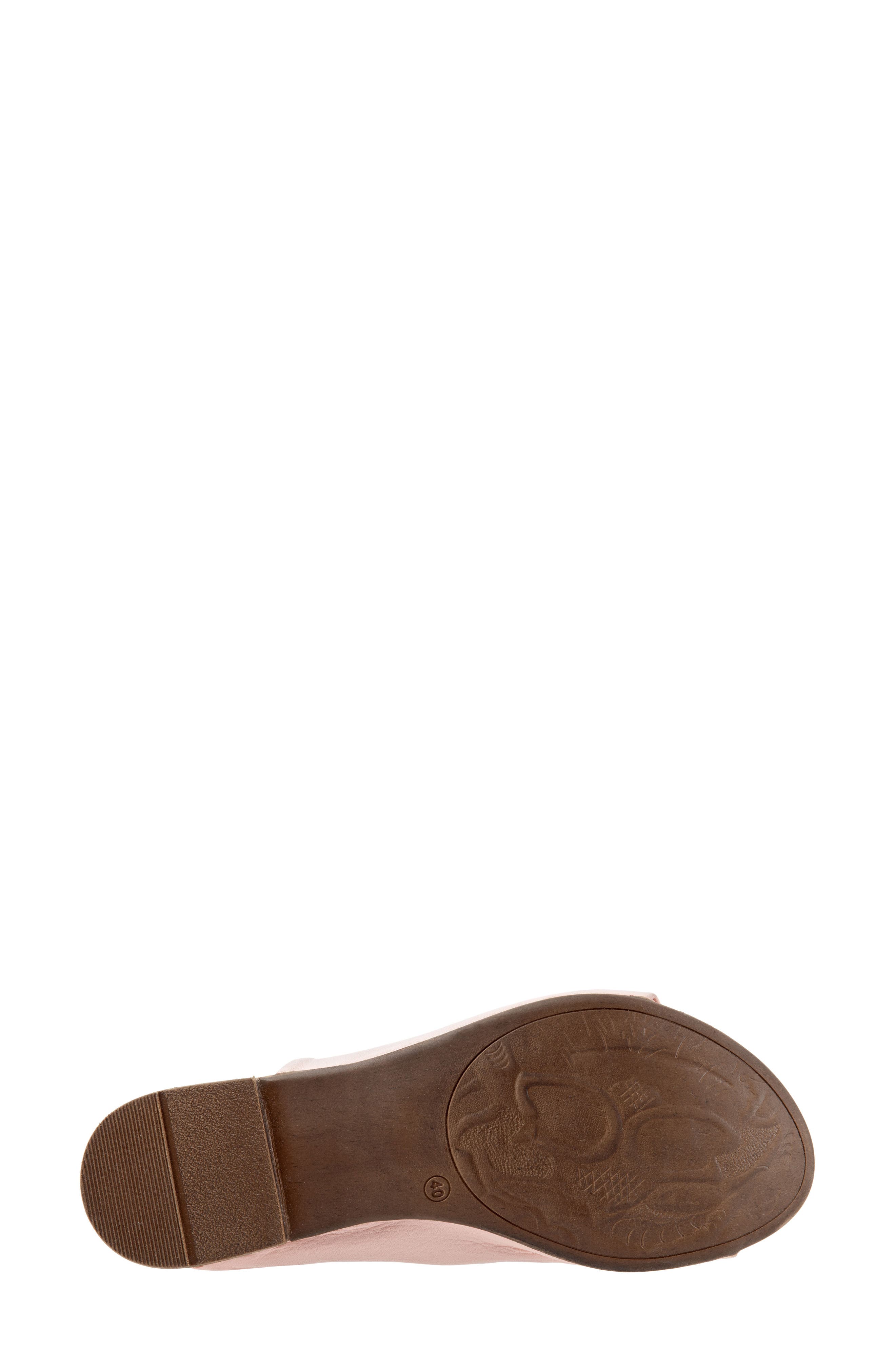 Turner Slide Sandal, Alternate, color, PALE PINK LEATHER