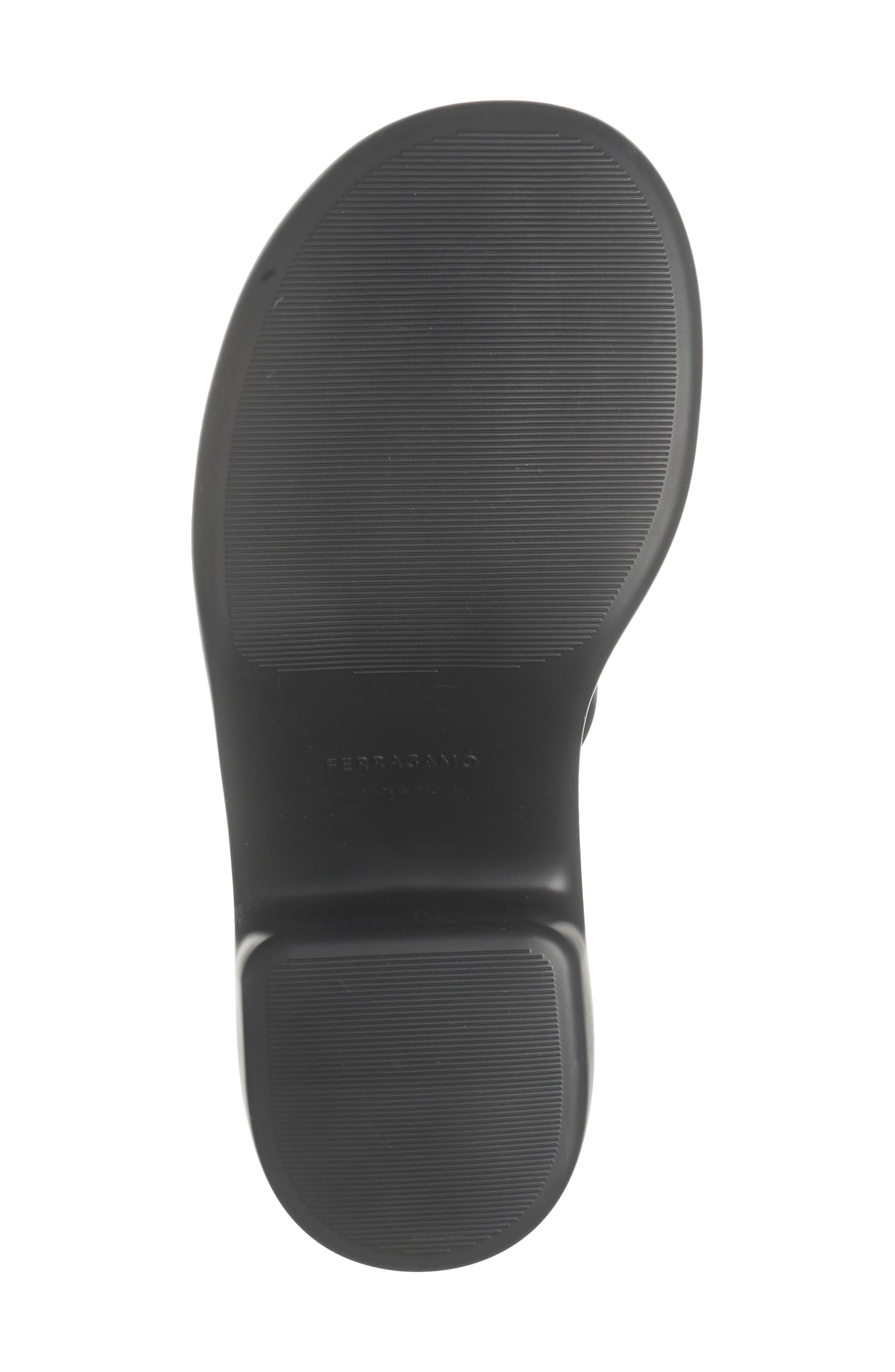 FERRAGAMO Deva Platform Slide Sandal, Alternate, color, Black