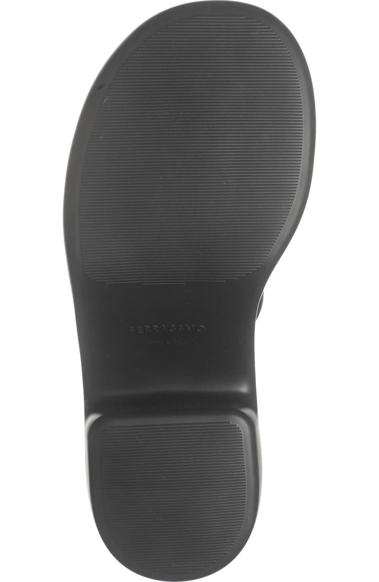 FERRAGAMO Deva Platform Slide Sandal, Alternate, color, Black