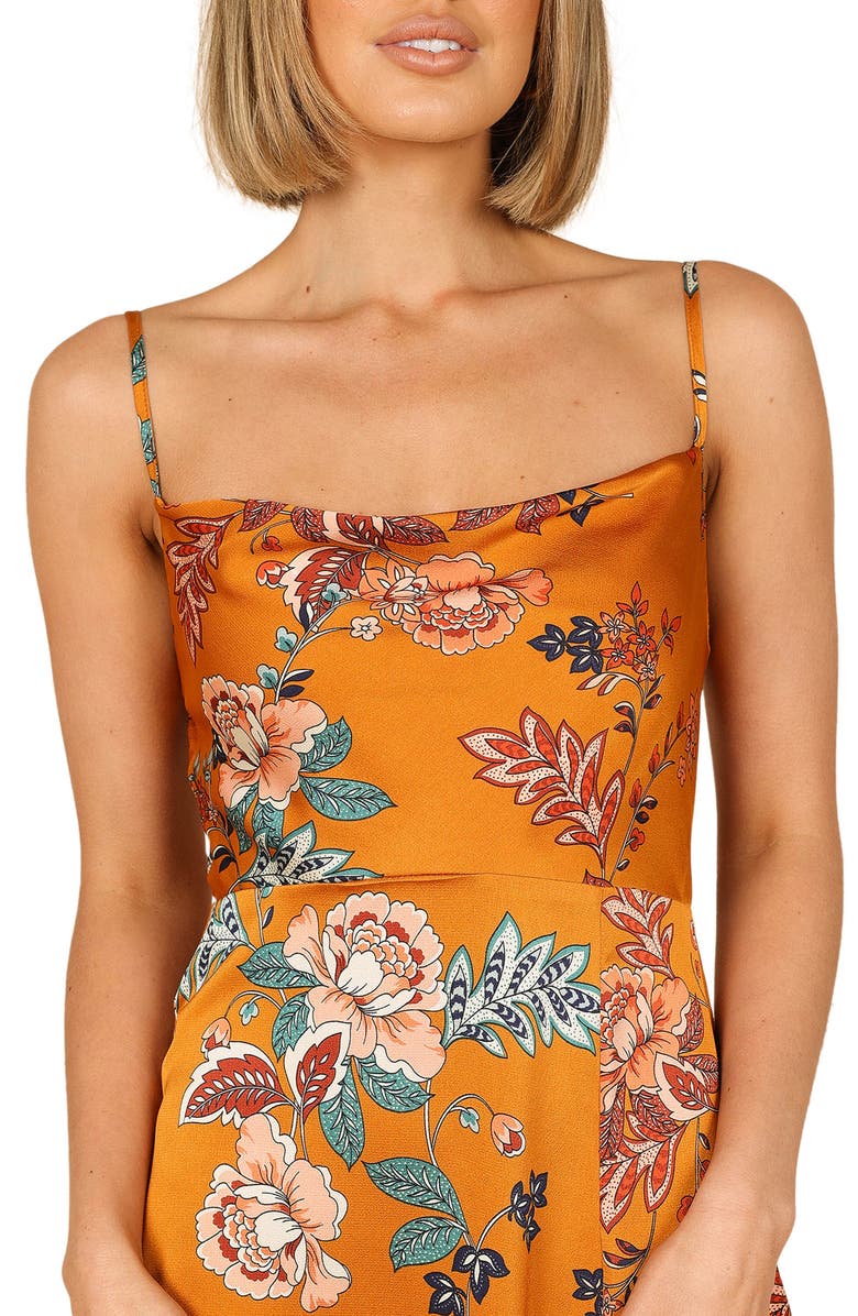 Petal & Pup Alejandra Floral Print Midi Dress, Alternate, color, 
