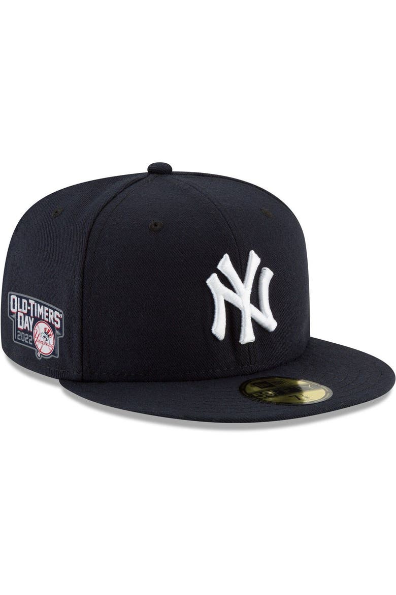 Men's New Era Navy New York Yankees 2022 Old-Timers' Day Authentic Collection On-Field 59FIFTY Fitted Hat, Main, color, Navy
