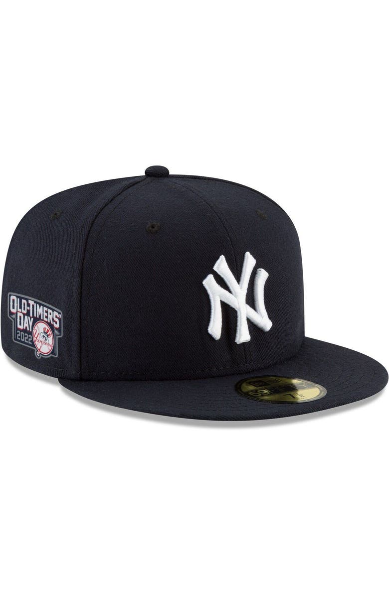 New Era Men's New Era Navy New York Yankees 2022 Old-Timers' Day Authentic Collection On-Field 59FIFTY Fitted Hat, Main, color,