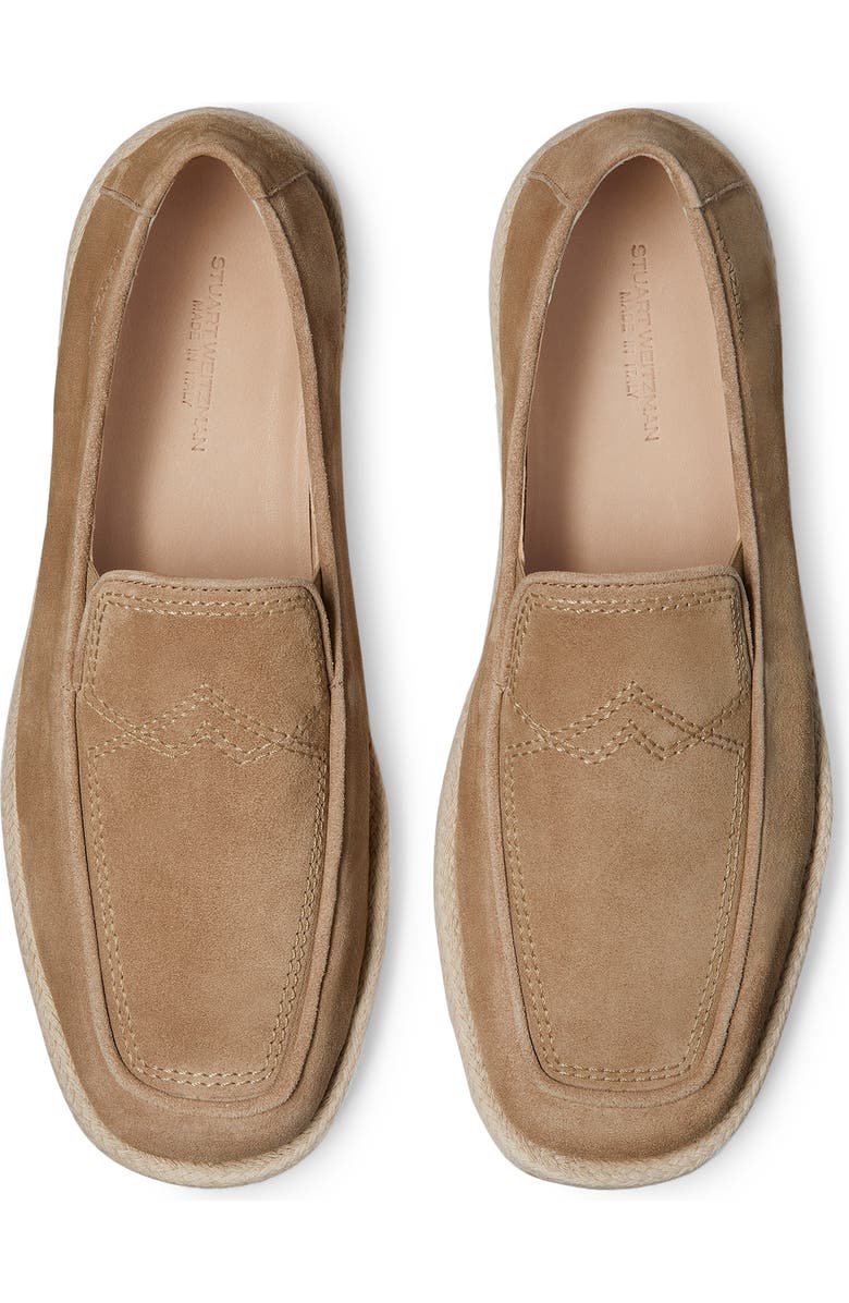 Stuart Weitzman Harbor Venetian Loafer, Alternate, color, Sand