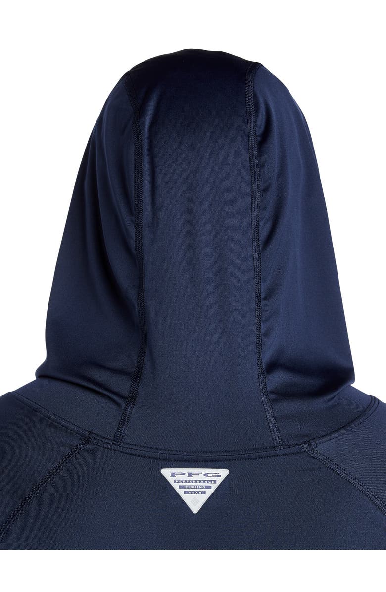 Columbia Big & Tall Terminal Tackle Hoodie, Alternate, color, Collgt Nvy Sunst Red