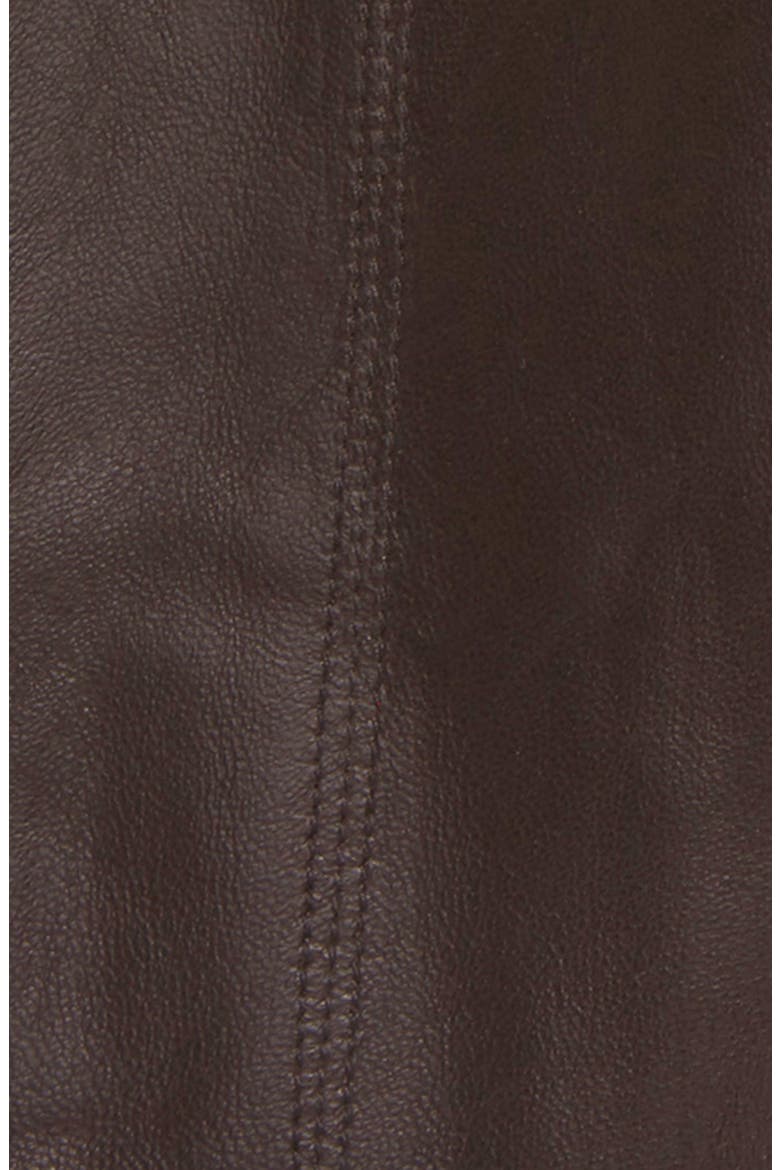 Leather Gloves, Alternate, color, CONKER