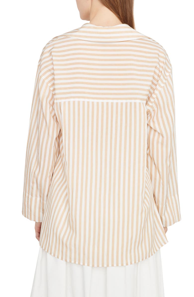 Vince Coastal Stripe Long Sleeve Shirt, Alternate, color, 