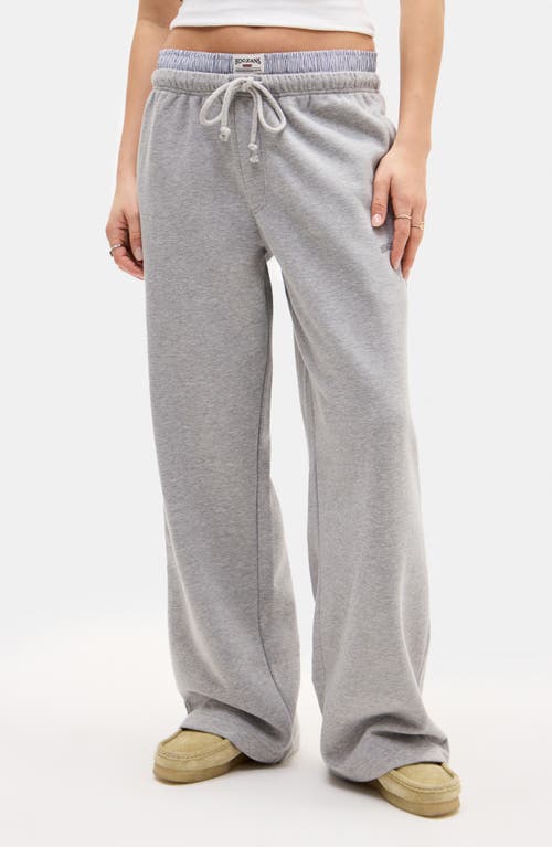 BDG Urban Outfitters Boxer Wide Leg Sweatpants in Grey Marl  product