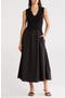 Collared Mixed Media Dress