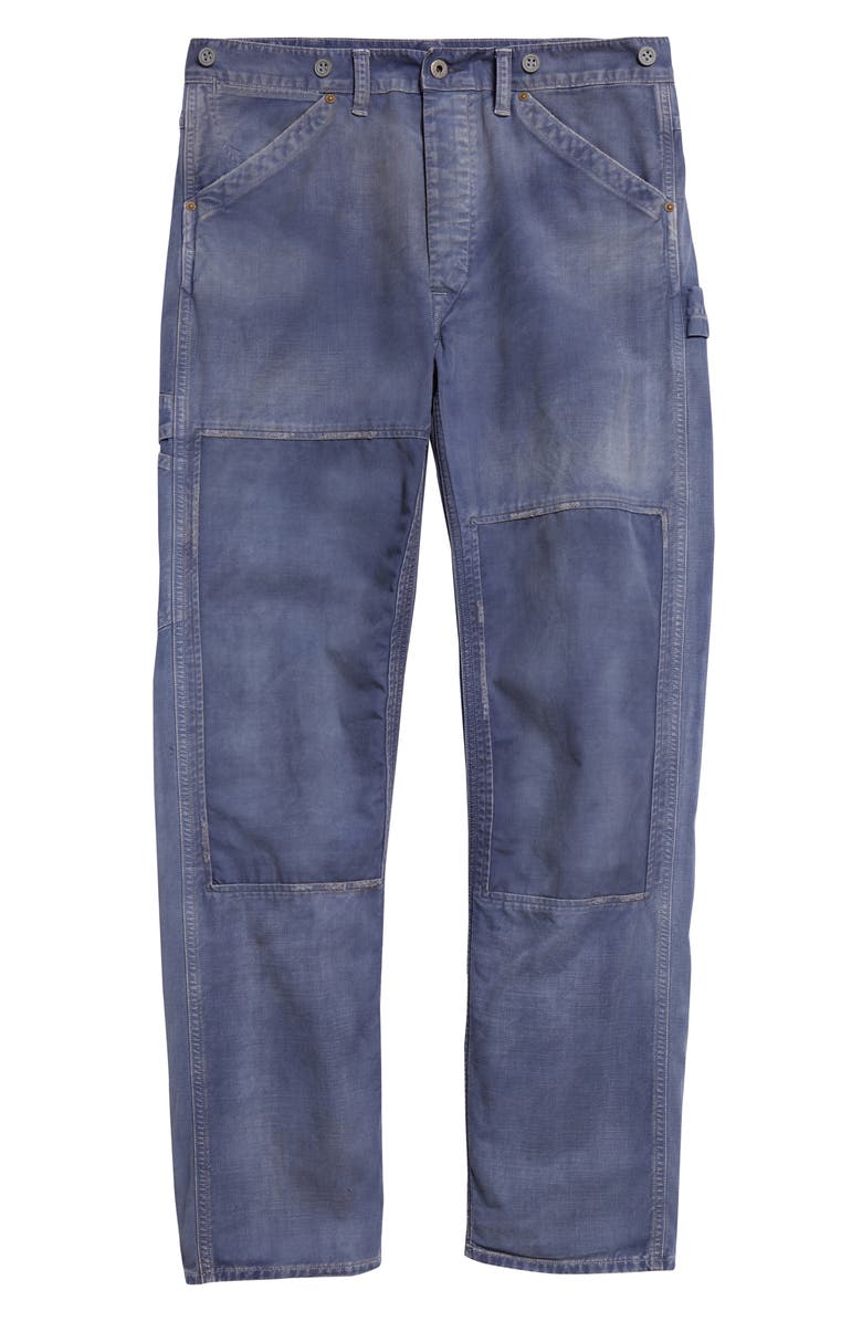 Double RL Newburgh Distressed Cotton Twill Carpenter Pants, Alternate, color, 