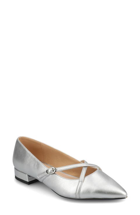 Camby Pointed Toe Flat (Women)