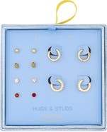Leith 6-Pack Olive Assorted Earrings Set