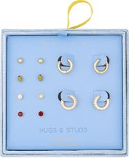 Leith 6-Pack Olive Assorted Earrings Set