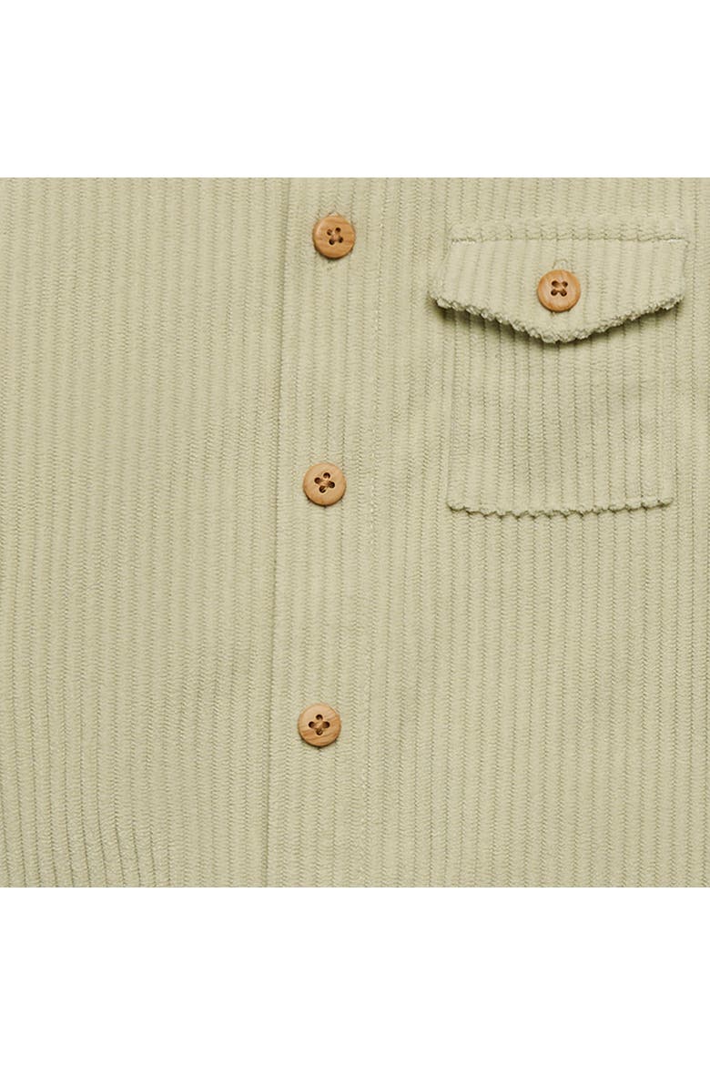 Corduroy Romper, Alternate, color, Sage