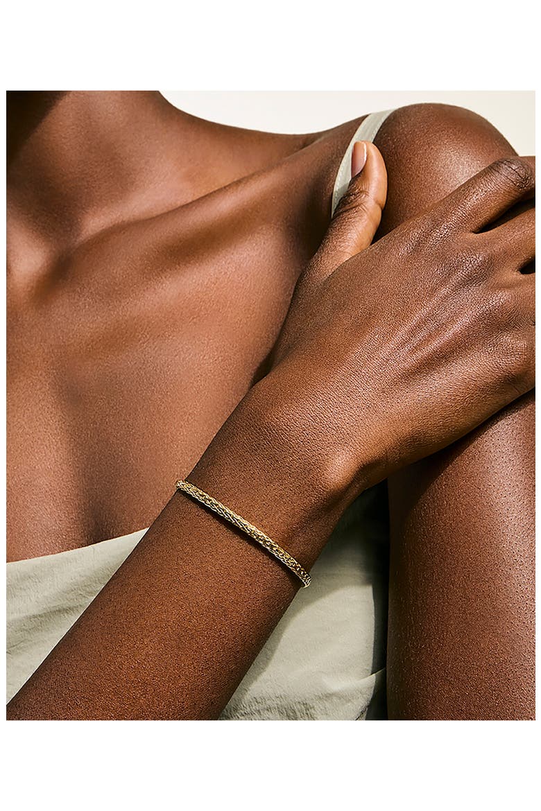 Icon Bracelet, 3.5mm, Alternate, color, GOLD