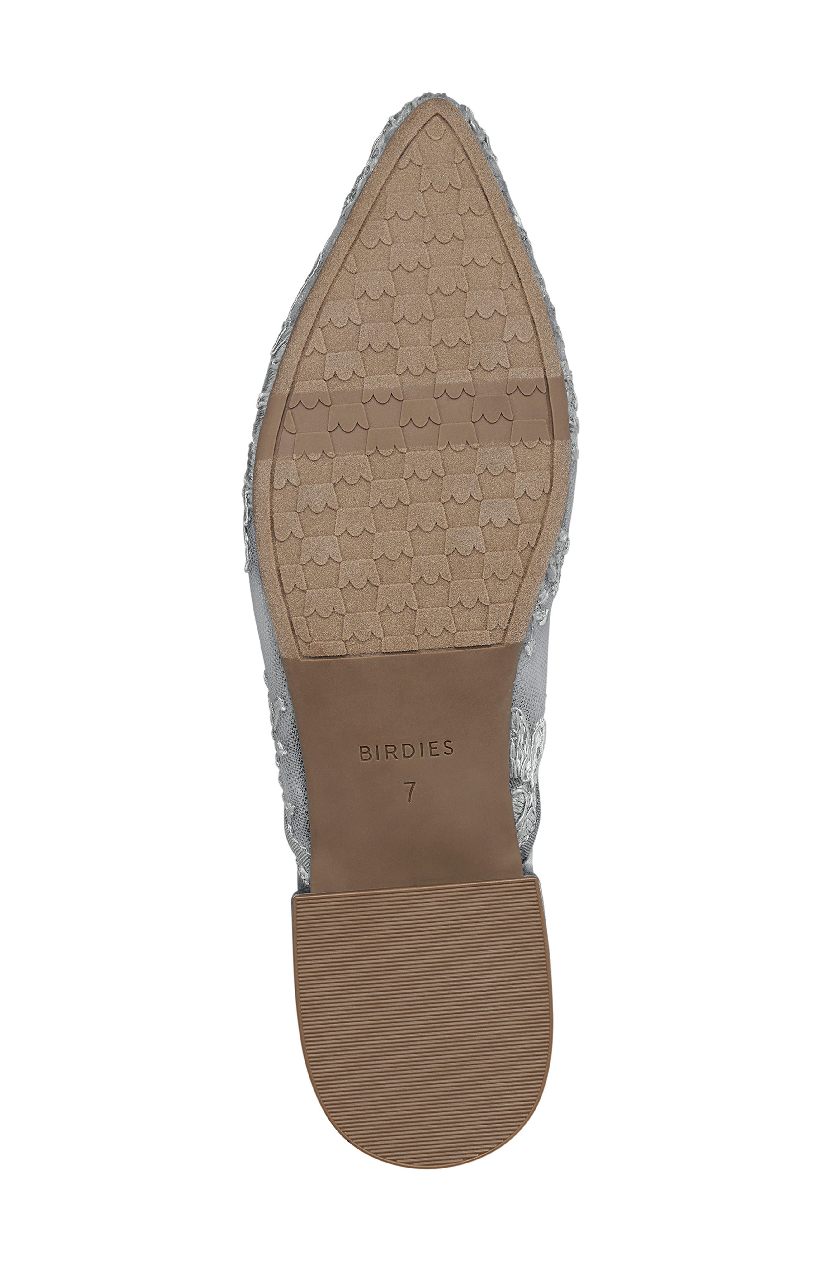 Birdies Dove Embroidered Flower Mule, Alternate, color, 