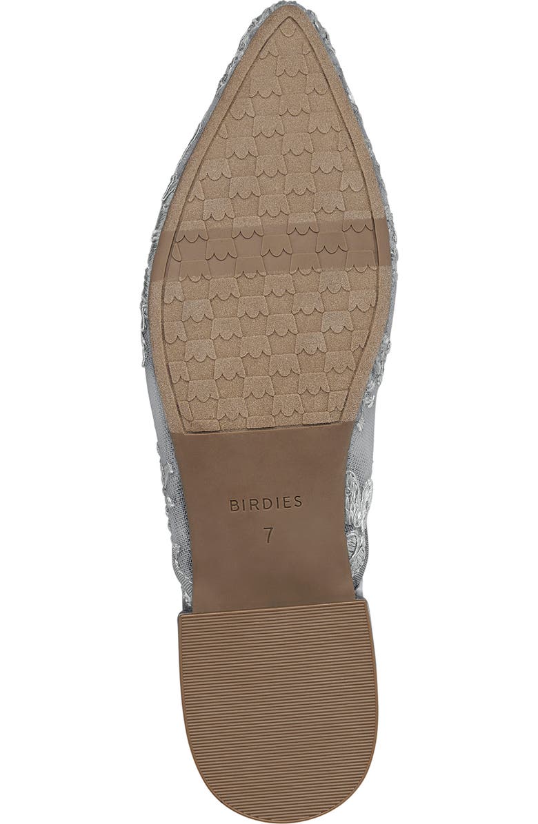 Birdies Dove Embroidered Flower Mule, Alternate, color,