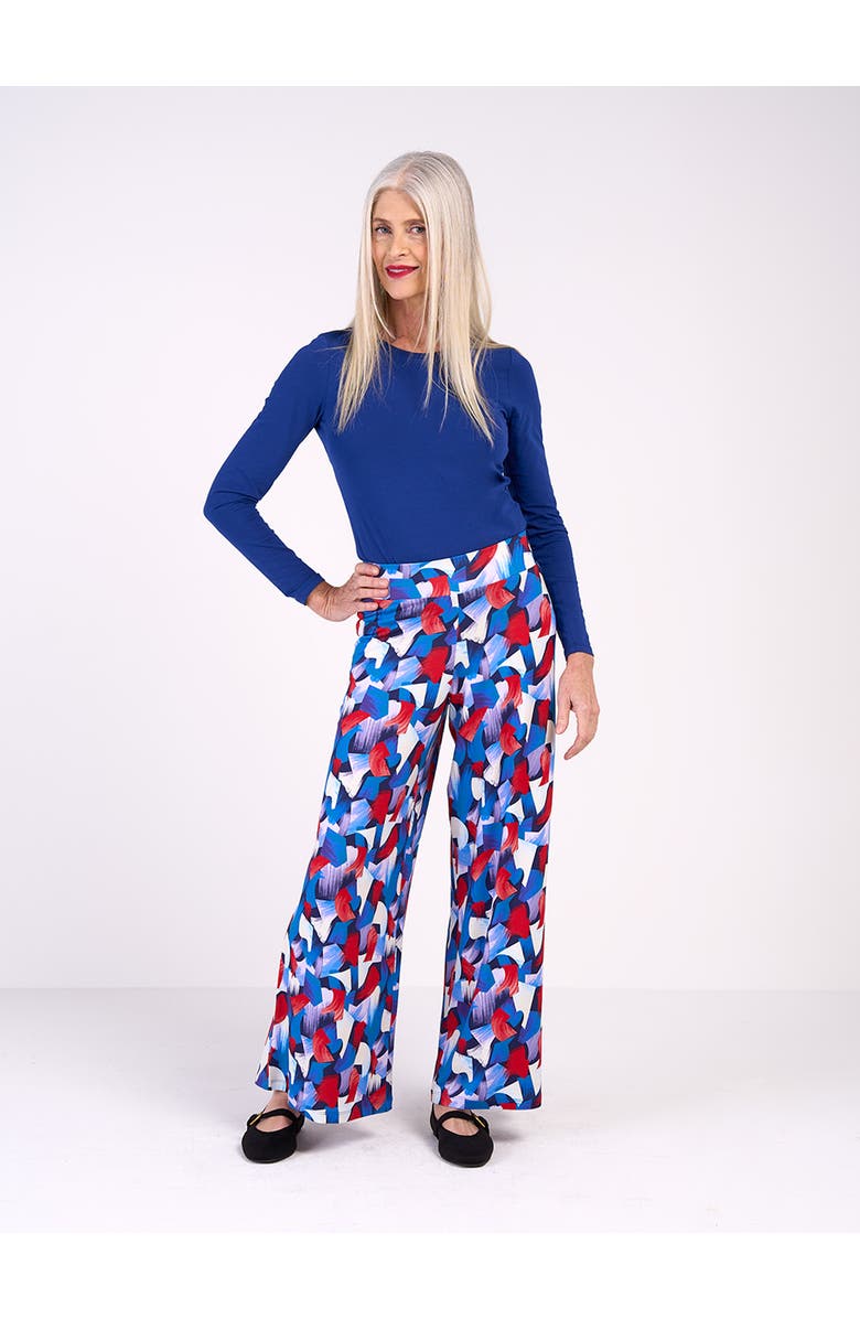Kettlewell Geo Printed Palazzo Trousers, Main, color, Winter Geo