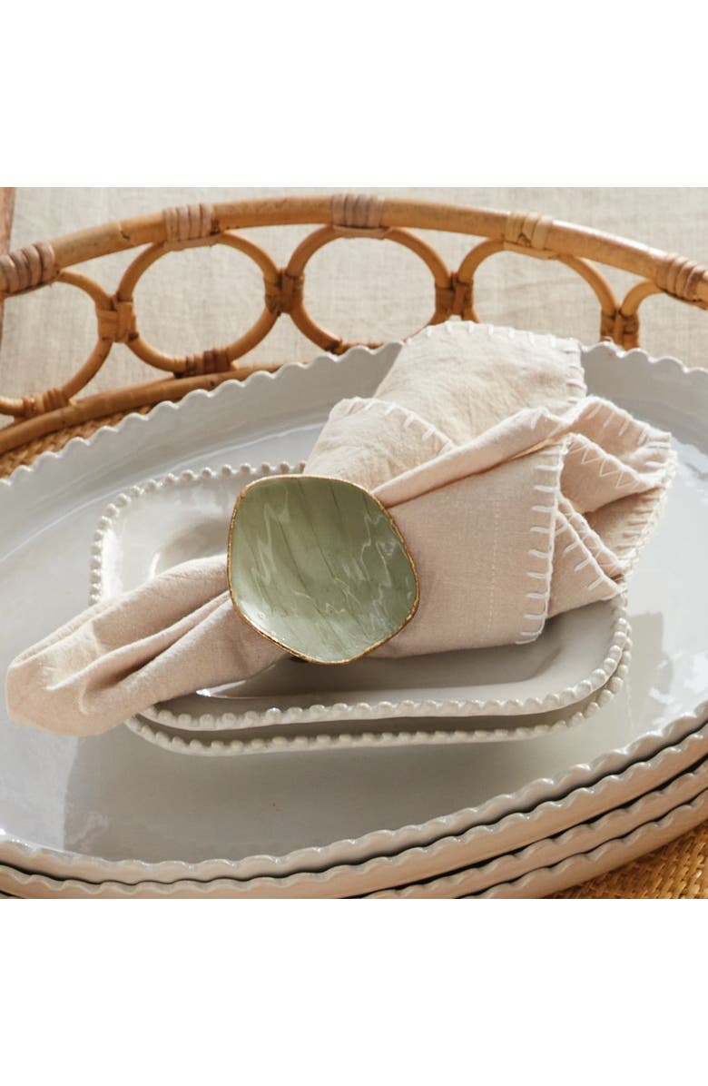 Napa Home & Garden Addie Taupe 100% Cotton Cloth Dinner Napkins Set of 4, Alternate, color, Beige