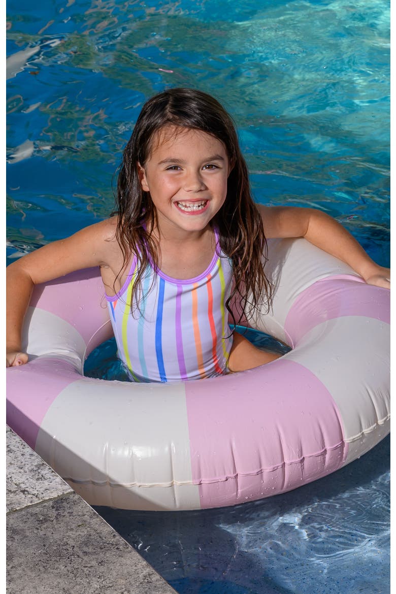 Candy Stripes Strappy One Piece Swimsuit, Alternate, color, Candy Stripes