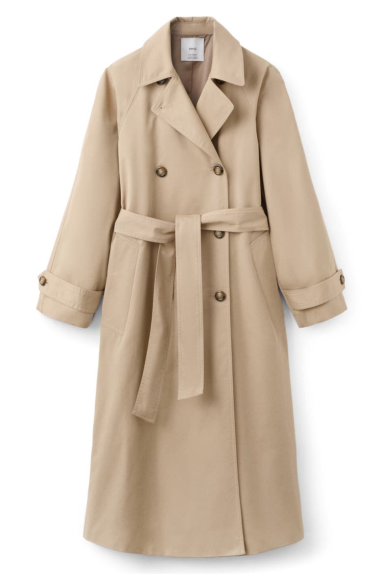 Angela Belted Trench Coat, Alternate, color, BEIGE