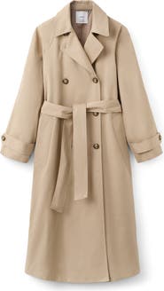 MANGO Angela Belted Trench Coat