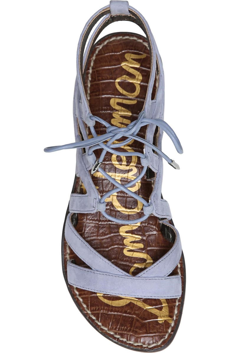 Sam Edelman Gemma Lace-Up Sandal, Alternate, color,