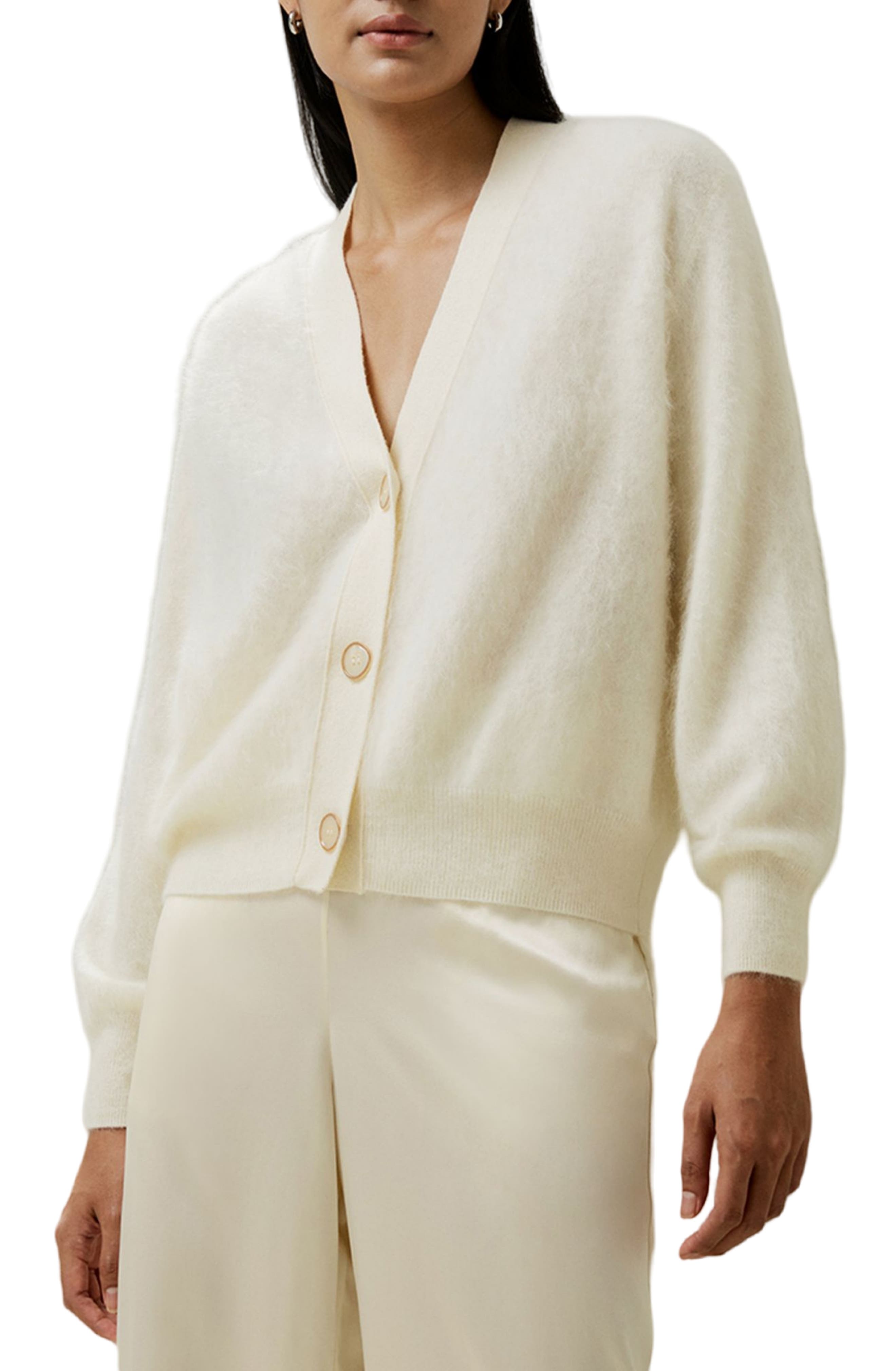 Hestia Button Front V Neck Cardigan
