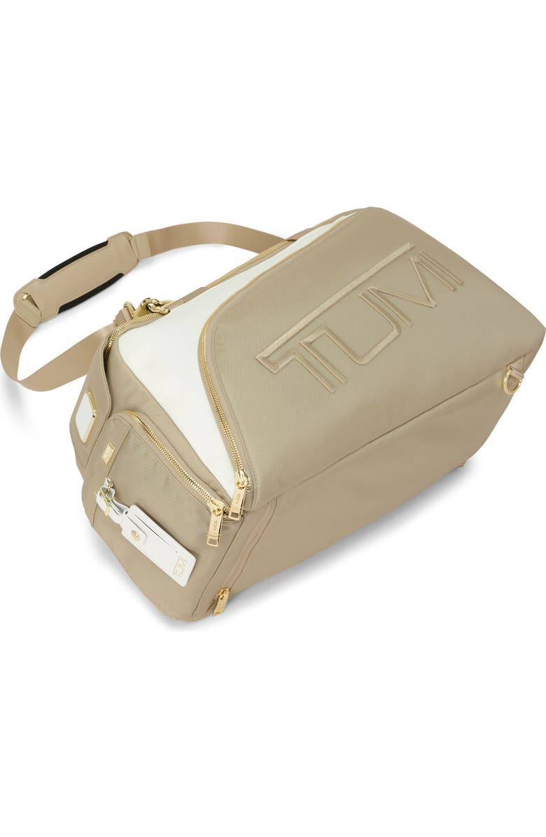 TUMI Golf Duffle Bag, Alternate, color, Off White/Tan