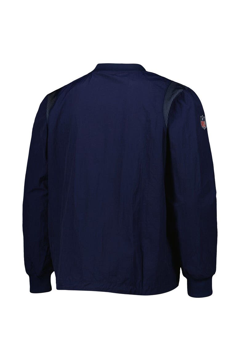 Men's Nike Navy/Silver Dallas Cowboys Sideline Team ID Reversible Pullover Windshirt, Alternate, color, Silver