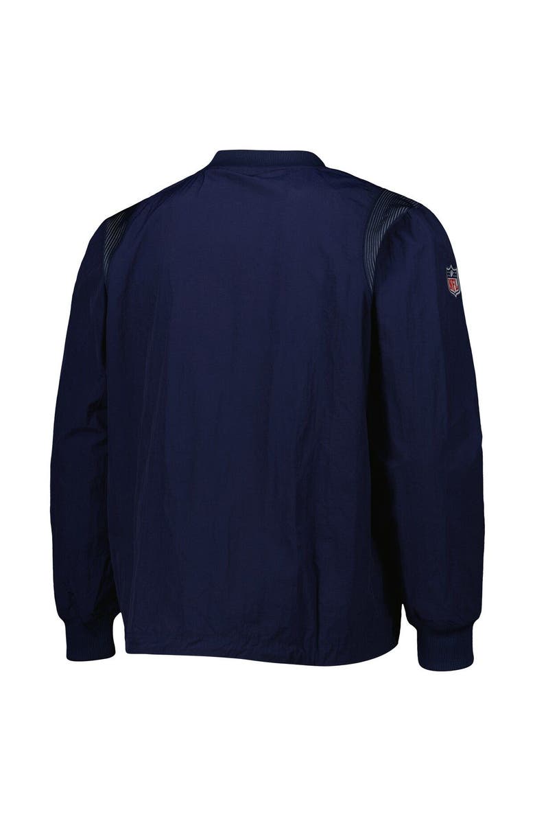 Nike Men's Nike Navy/Silver Dallas Cowboys Sideline Team ID Reversible Pullover Windshirt, Alternate, color,