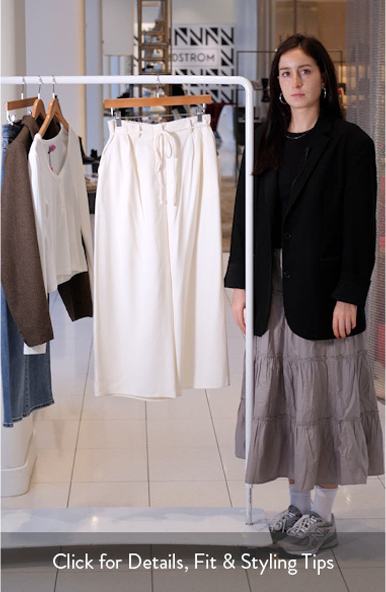 Tie Belt Wide Leg Pants, sales video thumbnail