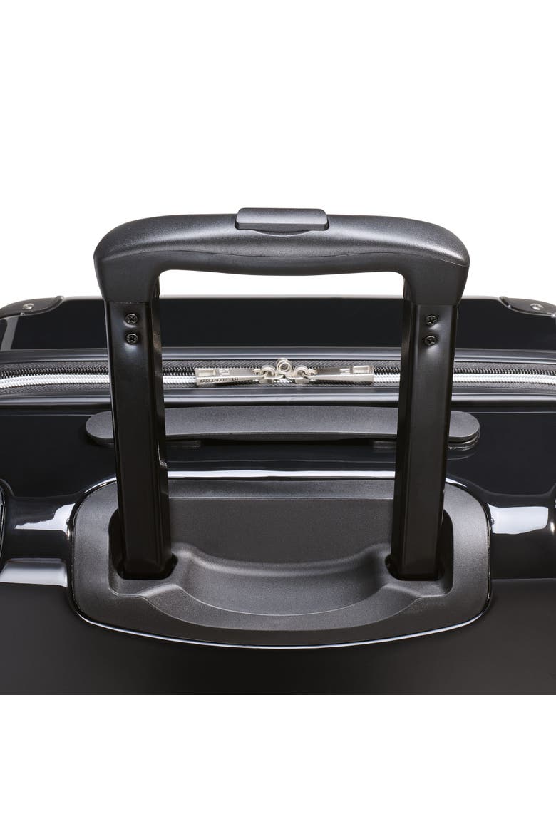 Up in Paris Upright Suitcase, Alternate, color, Black