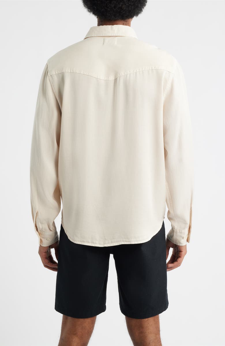 Brixton Cool Comfort Wayne Button-Up Shirt, Alternate, color, Whitecap