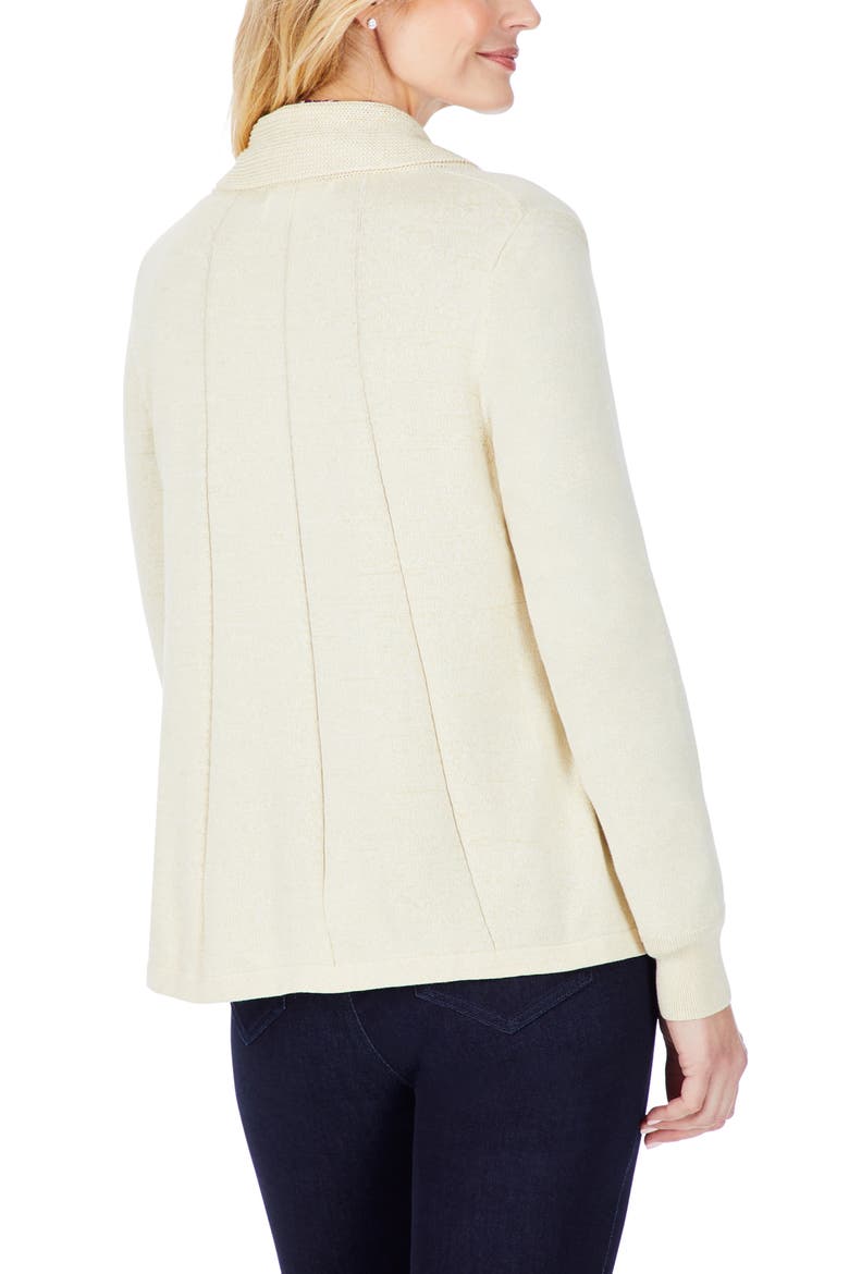 Open Front A-Line Cardigan, Alternate, color, OATMEAL
