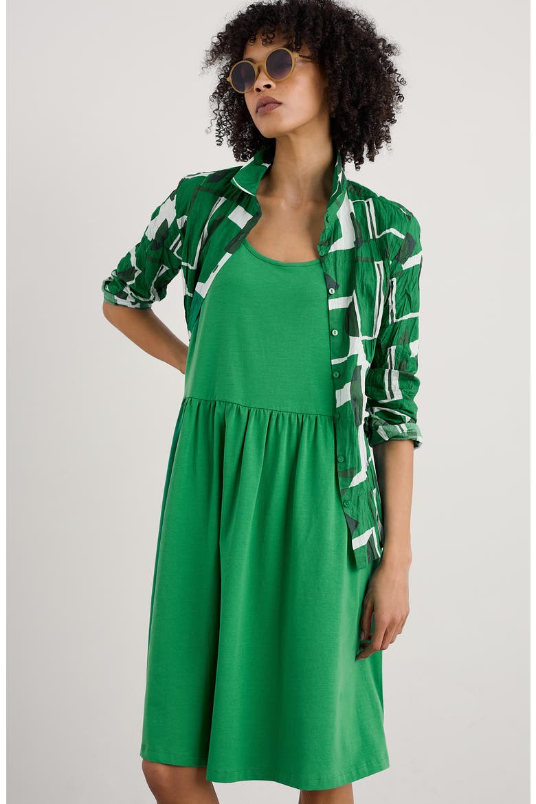 Sun Splendor Stretch Organic Cotton Dress, Alternate, color, ISLAND