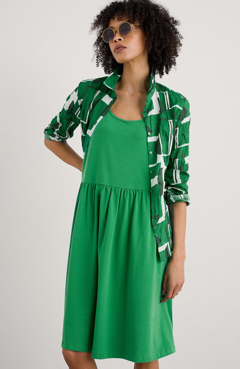 Seasalt Cornwall Sun Splendor Stretch Organic Cotton Dress, Alternate, color, Island