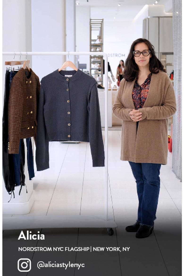 The Varsity Wool Blend Cardigan video