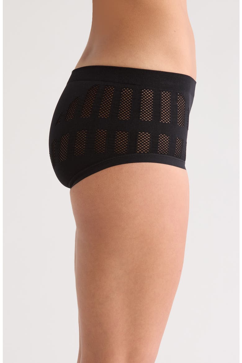 Midnight Hipster Panties, Alternate, color, BLACK