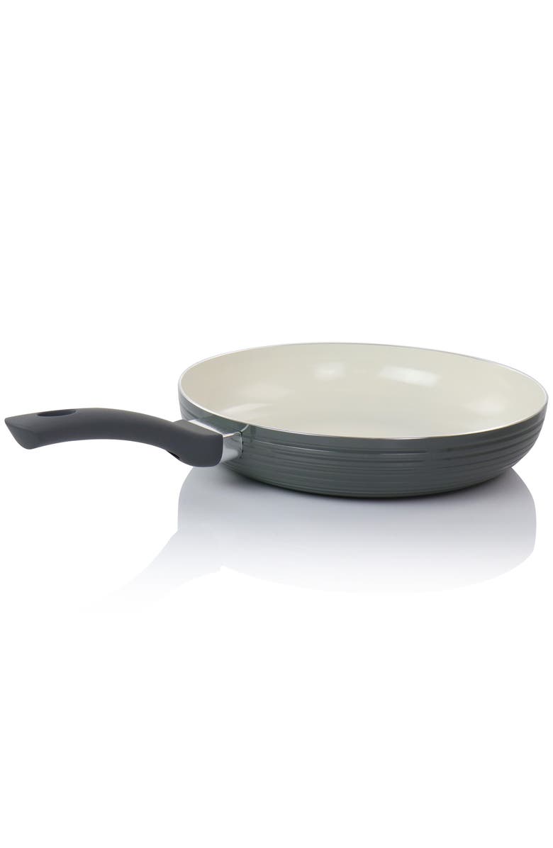 OSTER Ridge Valley 12 Inch Aluminum Nonstick Frying Pan, Alternate, color, Grey