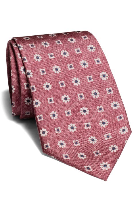 Mulroney Geometric Silk Tie