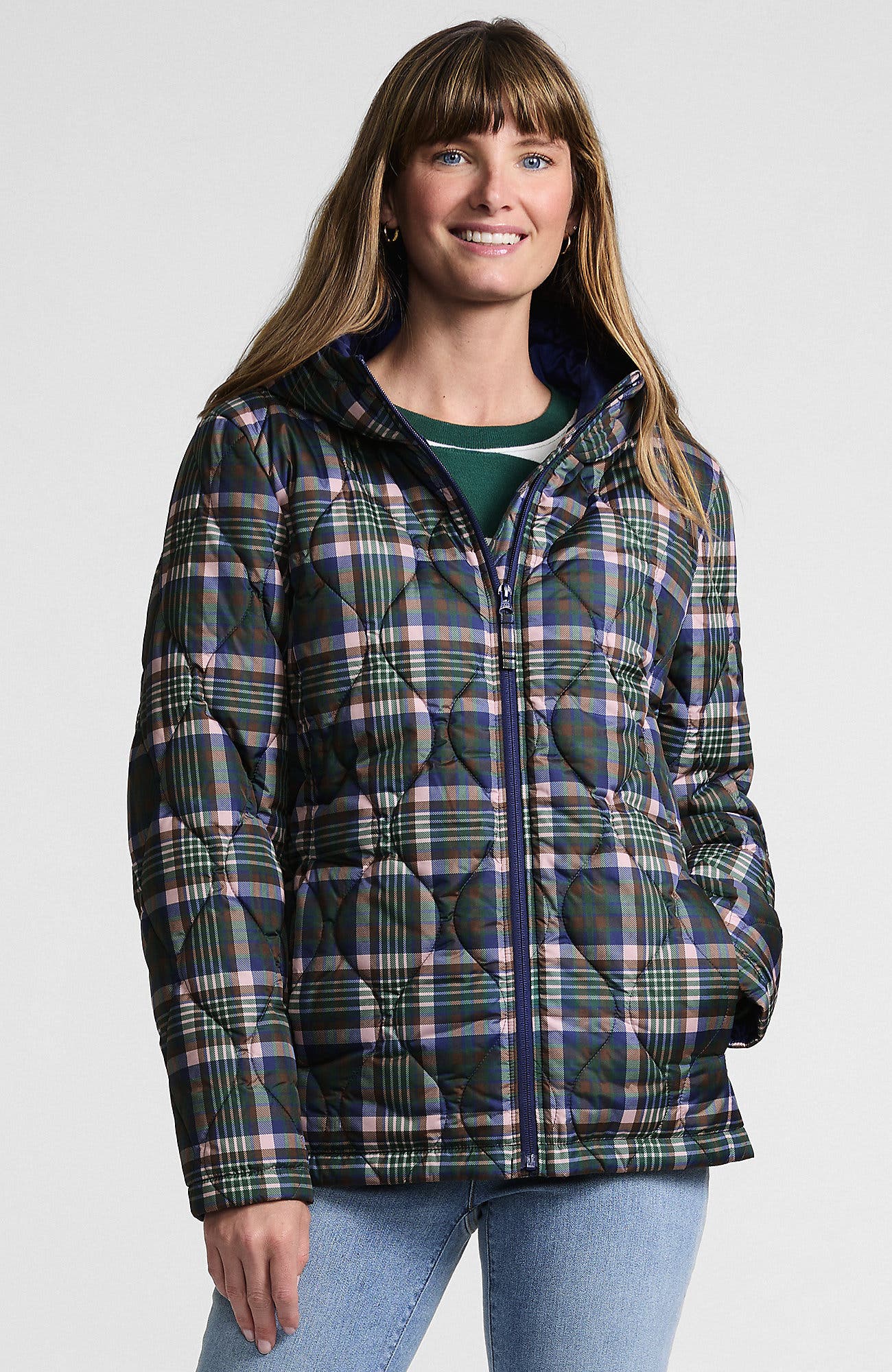 Dark Walnut/Pine Plaid