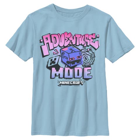 Boy's Minecraft The Adventure Mode  Graphic T-Shirt