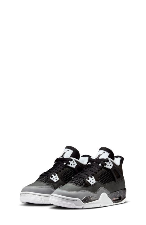 Kids' Air Jordan 4 Retro Basketball Sneaker
