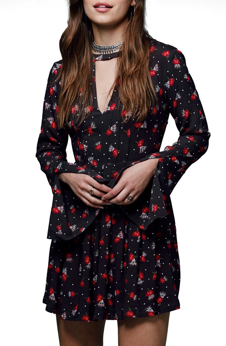 Free People 'Tegan' Minidress, Main, color, 