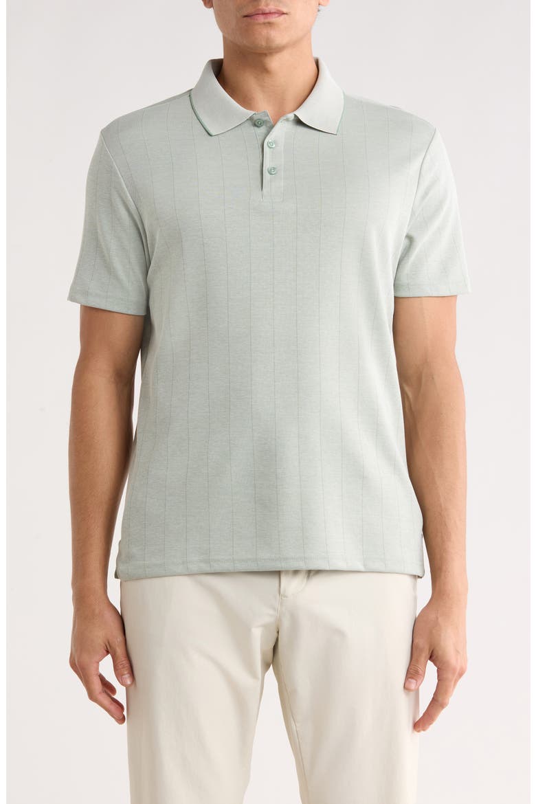 Ozark Cotton Blend Knit Polo, Main, color, GREEN