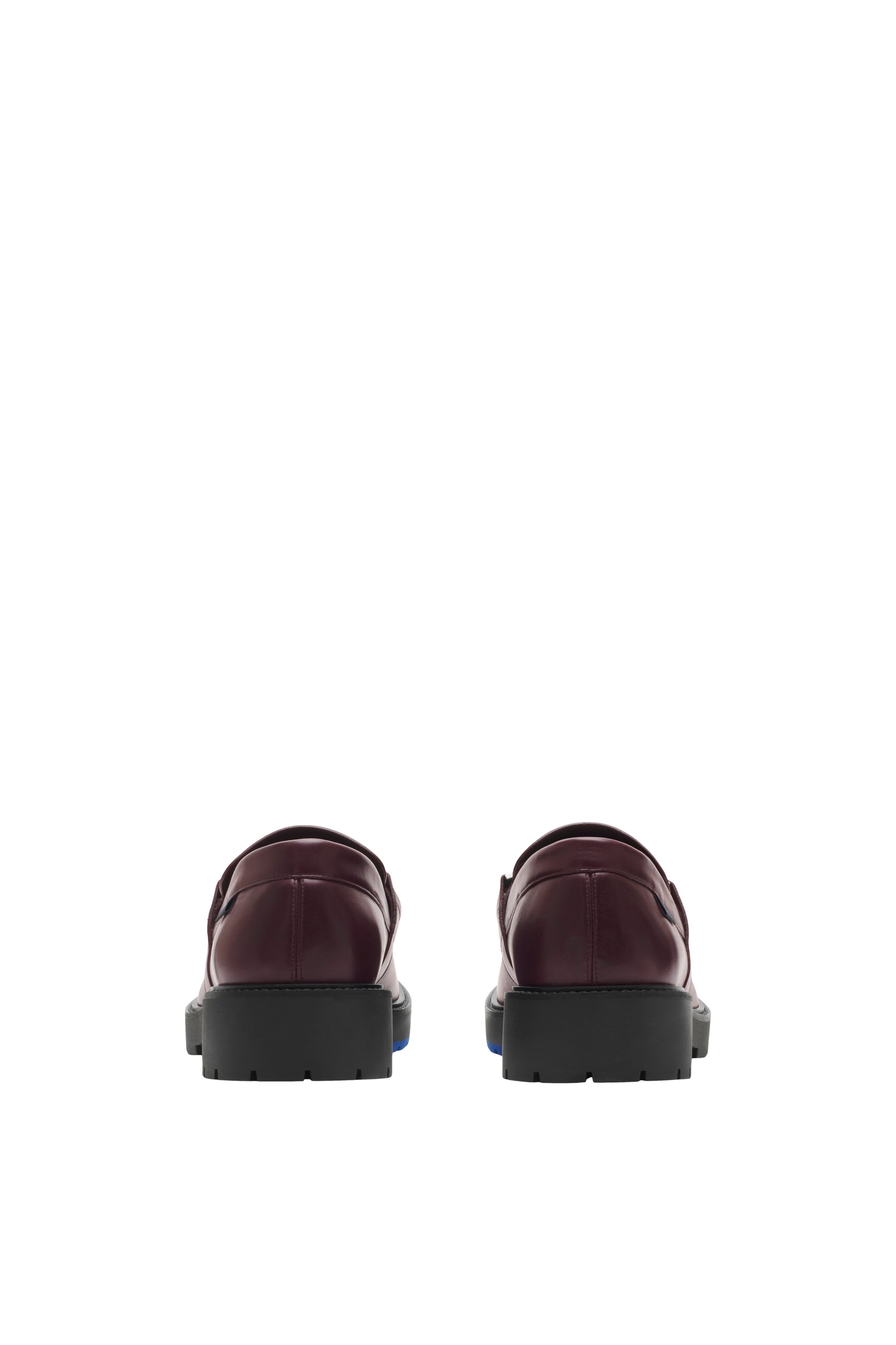 Burberry Leather Raft Loafers, Alternate, color, 